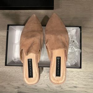 Steve Madden Mules Suede Neutral